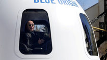 Jeff Bezos looking like Dr Evil