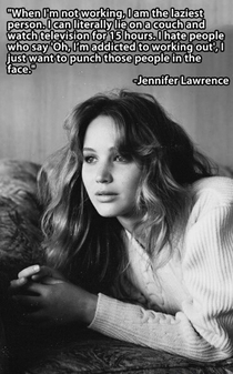 Jennifer Lawrence at her finest folks