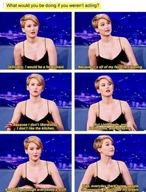 Jennifer Lawrence on what she would be doing if she werent acting