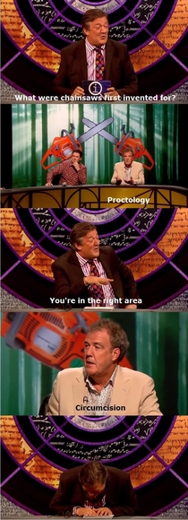Jeremy Clarkson on Chainsaws