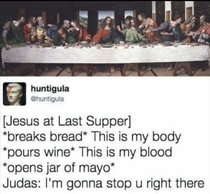 Jesus almost did an swore