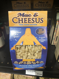 Jesus shapes pasta