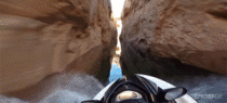 Jet skiing through a canyon looks an awful lot like pod racing
