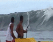 Jetski almost kills surfer 
