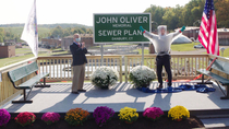 John Oliver visits Danbury sewage plant named in his honor