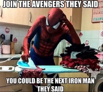 Join the Avengers they said