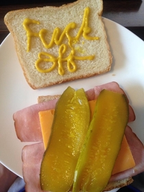 Jokingly commanded my wife to make me a sandwich
