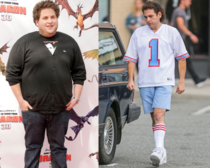 Jonah Hill went from a Heavyset Seth Rogen to a New York knock off Adam Sandler