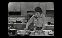 Julia Childs oven looks absolutely terrified