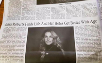 Julia Roberts and her evolving holes
