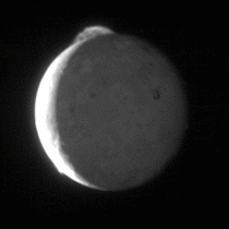 Jupiters moon Io has volcanoes that shoot so high they nearly launch material into orbit