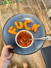 Just a loving wife making a totally normal lunch for her husband