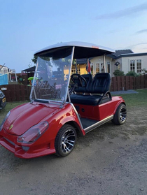 Just a regular Ferrari golf cart