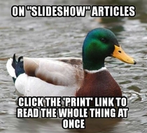 Just a reminder how to read slideshow-style articles