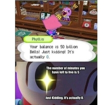Just another day in Animal Crossing