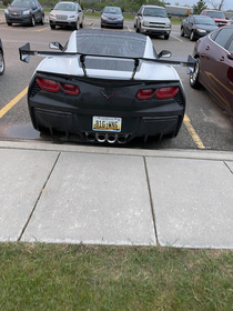 Just another well hung Corvette driver