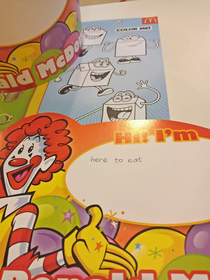 Just being honest at a McDonalds party
