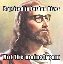 Just giving the Hipster Jesus meme a try