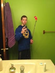 Just got a new selfie stick