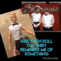 Just got my daughter some clothes for her Ken Doll It took a good day for me to realize Ive seen this before