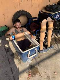 Just having a cold one from my cooler