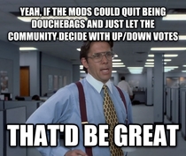Just let the community decide
