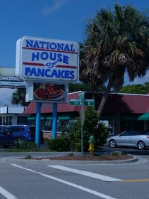 Just like IHOP Just a little less ambitious