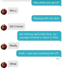 Just playing with my dick