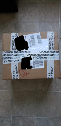 Just received a sex toy in the mail Some poor soul at the customs office now knows how perverted I am