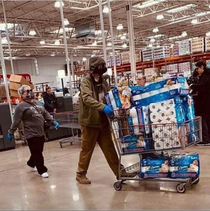 Just some average Costco shoppers in 