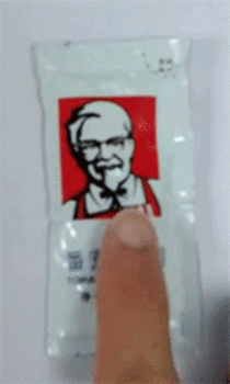 Just some ketchup