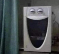 Just turned my microwave on its side and he absolutely loves it
