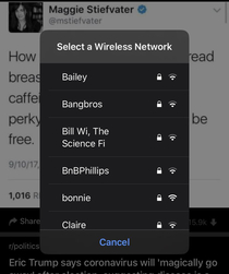 Just walking and browsing reddit and got this WiFi pop up