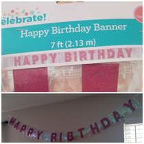 Just wanted a nice banner to celebrate my wifes birthday