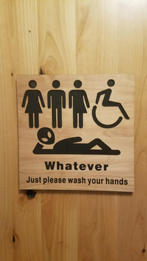 Just wash your hands