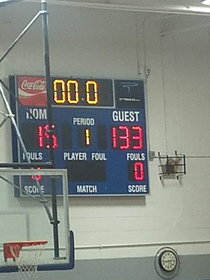 Just your average middle school basketball game