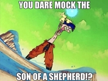 Just your friendly reminder that the voice of Goku was the same voice actor as Rolf from Ed Edd amp Eddy