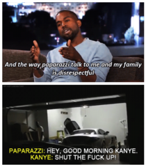 Kanye going all Kanye on us