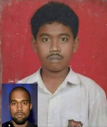 Kanye west has a son in india