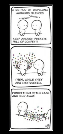 Keep around pockets full of confetti