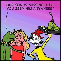 Kermit and miss piggys son is missing