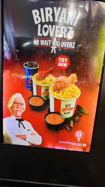 KFC guy in India