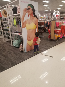 Kid at Target
