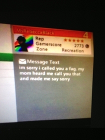 Kid on Xbox Live apologizes
