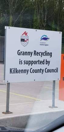 Kilkenny where you can recycle your granny