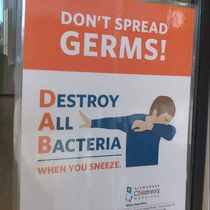 Killin germs and keepin it cool