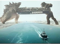 King kong Vs Godzilla  Co-sponsored by Evergreen