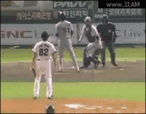 Korean Baseball Shenanigans
