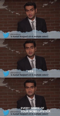 Kumail Nanjiani got no chill