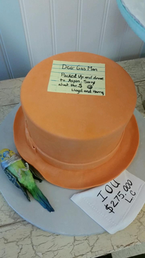 Lady at a local cake shop just made this for fun